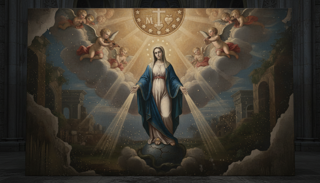Novena de Nossa Senhora das Graças (Medalha Milagrosa) — antiga pintura católica