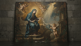 Neuvaine à Notre-Dame du Perpétuel Secours — ancien retable catholique