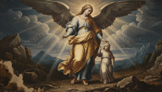 L'Ange gardien : doctrine, prière et fête du 2 octobre — ancien retable catholique
