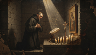 Qu'est-ce qu'une neuvaine ? Signification et comment la faire — ancien retable catholique