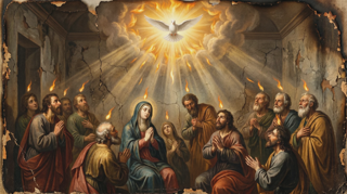 The Litany of the Holy Ghost — ancient Catholic altarpiece