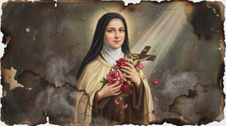 Sainte Thérèse de Lisieux, la petite voie de l'enfance spirituelle — ancien retable catholique
