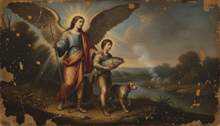 Novena to St Raphael the Archangel — ancient Catholic altarpiece