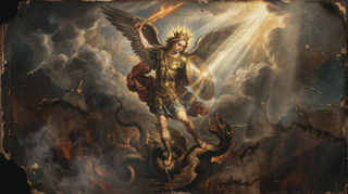 Saint Michel Archange : prière, fête et patronages — ancien retable catholique
