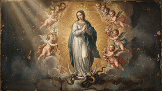 Neuvaine de l'Immaculée Conception — ancien retable catholique