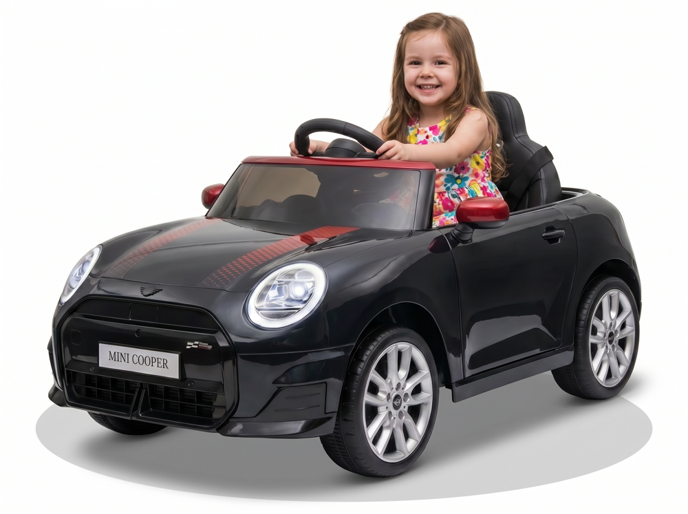Voiture électrique enfant Mini Cooper S 12V rouge British Racing