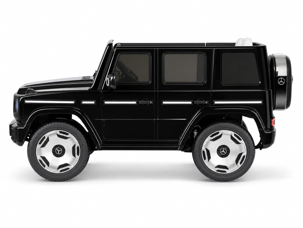 Mercedes EQG enfant 12V — vue profil bandeau LED