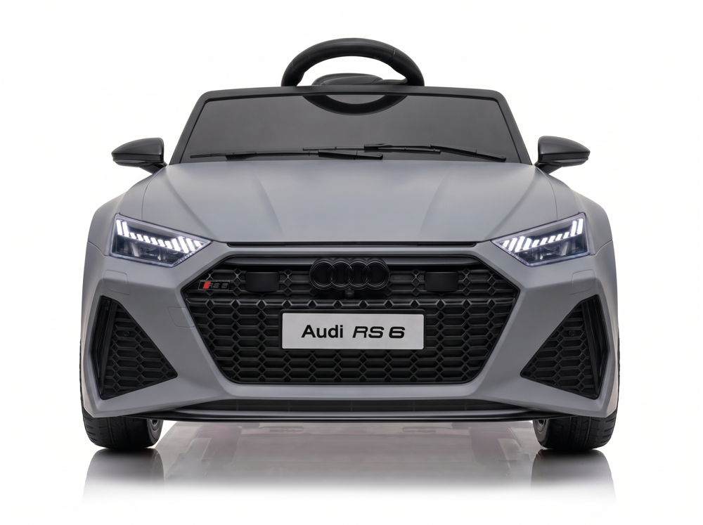 Audi RS6 enfant rose poudré et Nardo grey