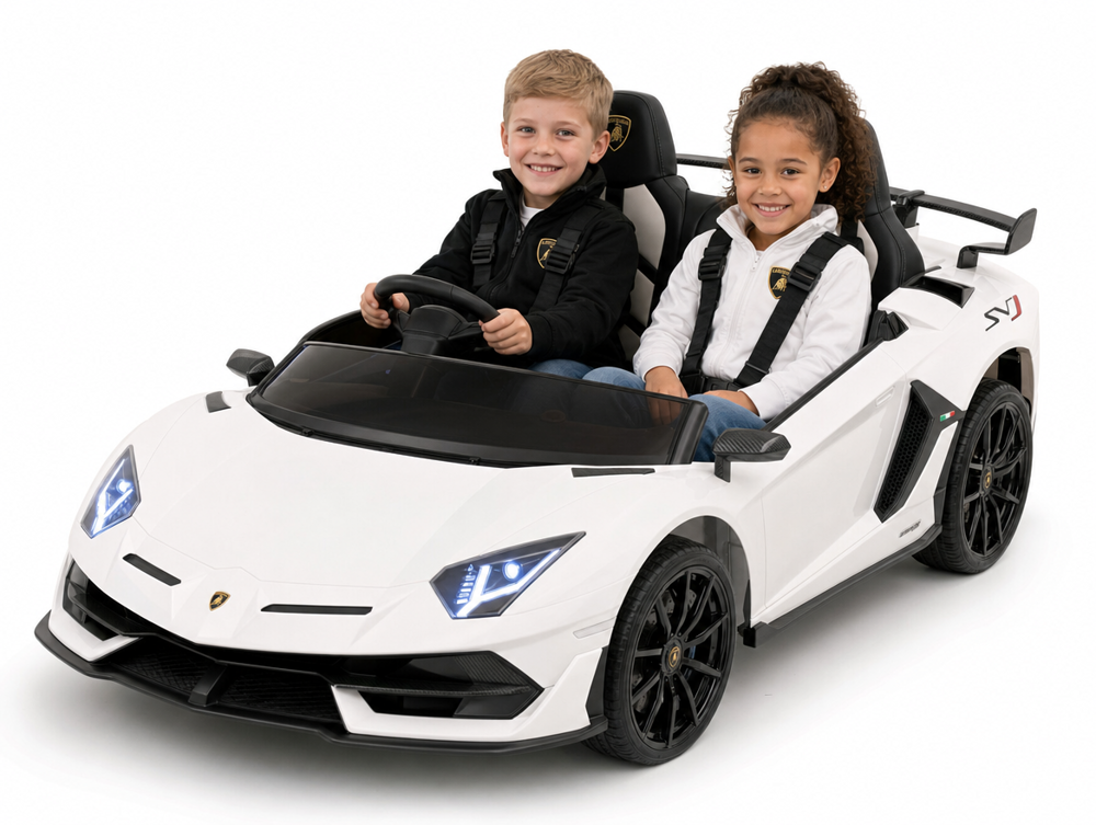 Lamborghini Aventador SVJ enfant électrique 24V biplace, lignes SVJ