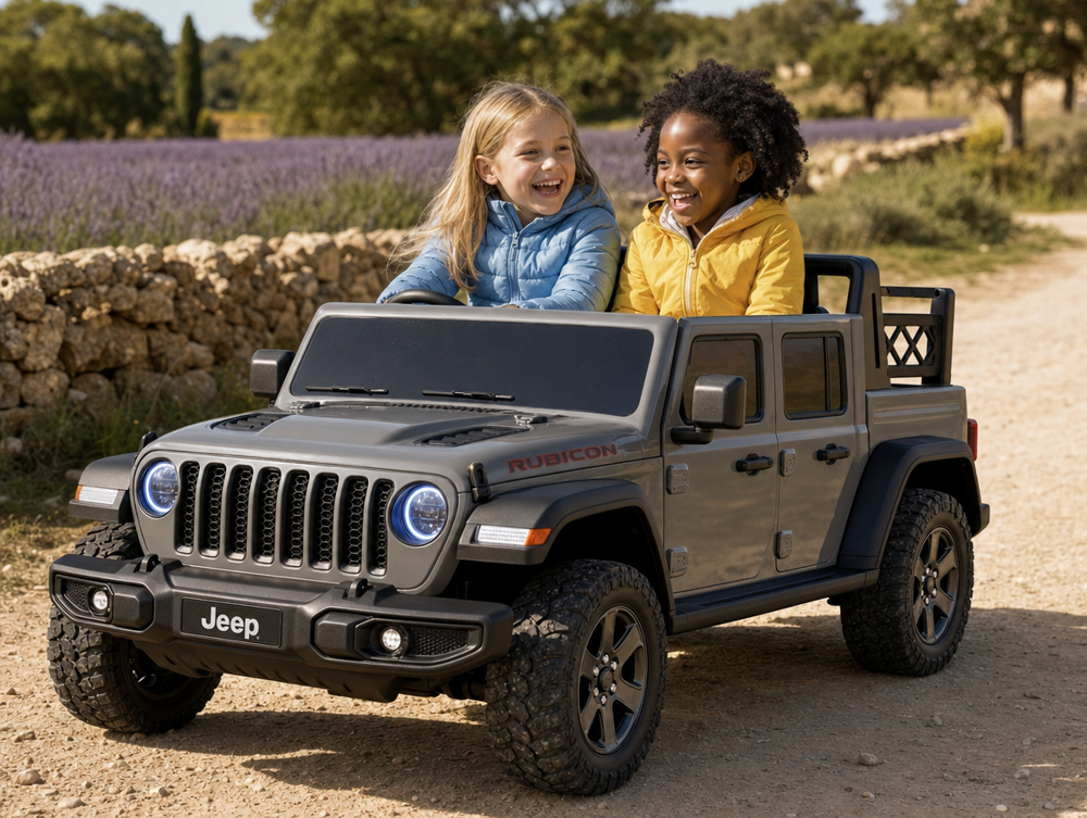 Jeep Gladiator enfant trois-quarts arrière benne