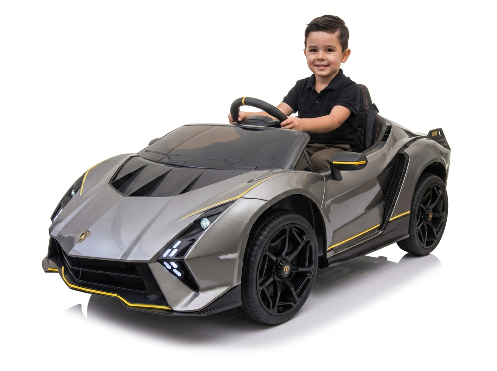 Voiture électrique enfant Lamborghini Auténtica 12V violet
