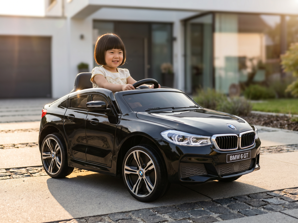 Intérieur simili cuir crème BMW Série 6 GT enfant