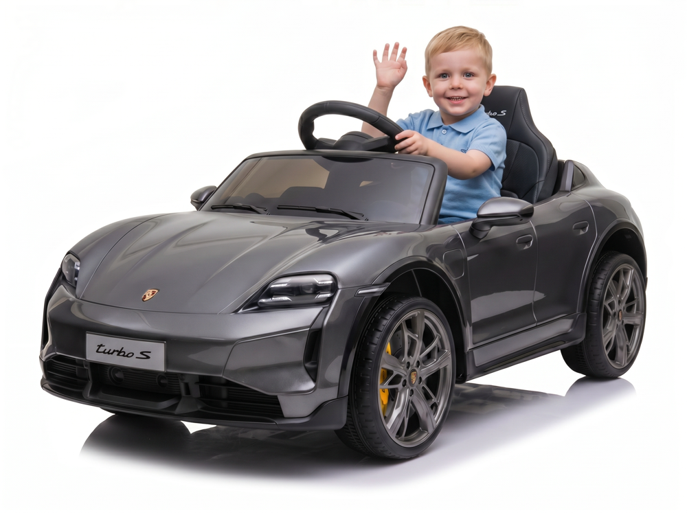Porsche Taycan enfant 12V — profil aérodynamique