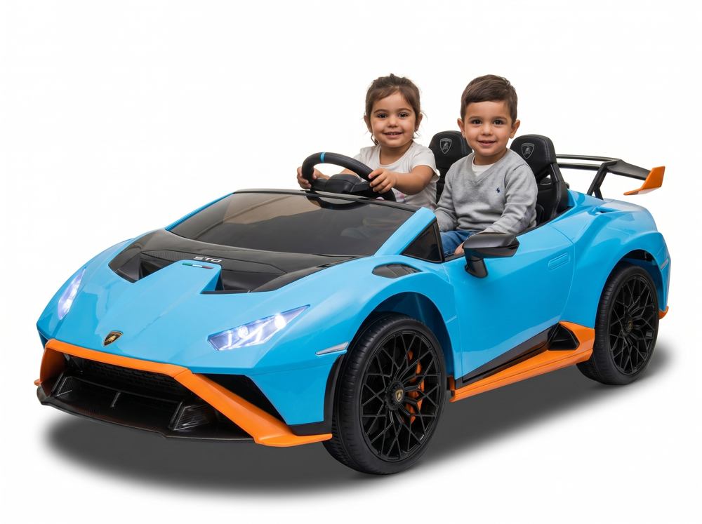 Voiture électrique enfant Lamborghini Huracán STO 12V grise