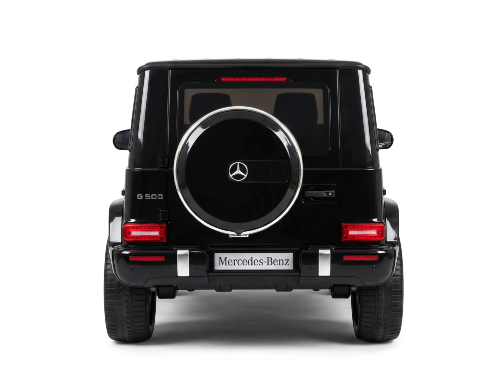 Mercedes G500 enfant 12V — vue détail carrosserie blanche